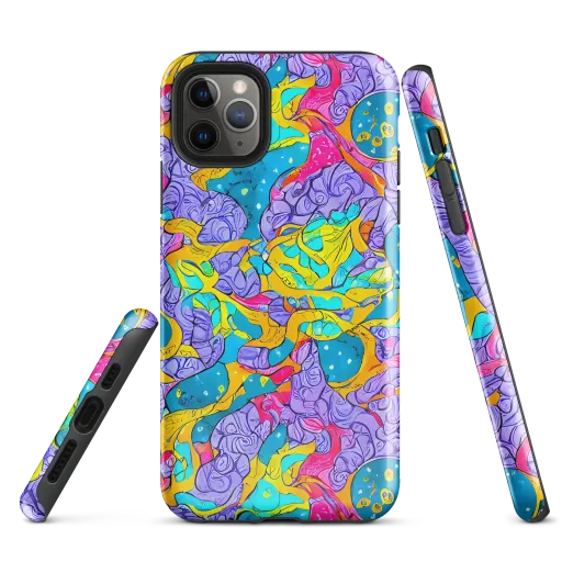Lavender Lightning on a Tough Case for iPhone®