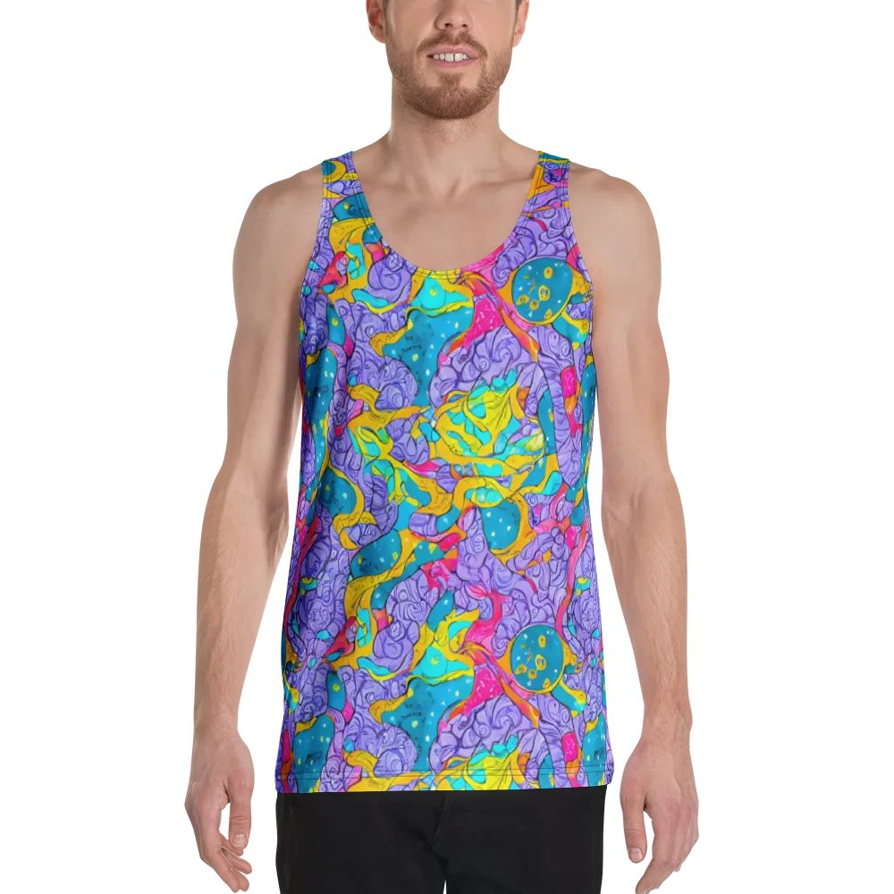 Lavender Lightning on Men's Tank Top — Front
