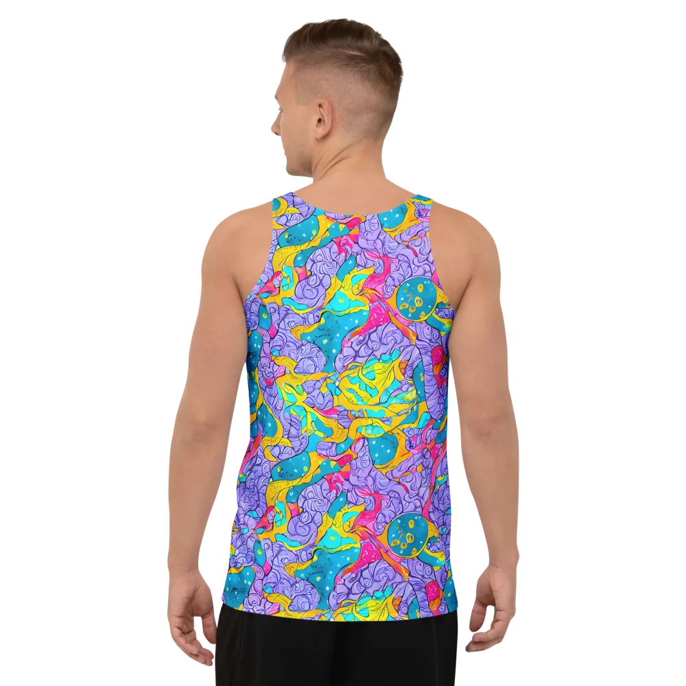 Lavender Lightning on Men's Tank Top — Back