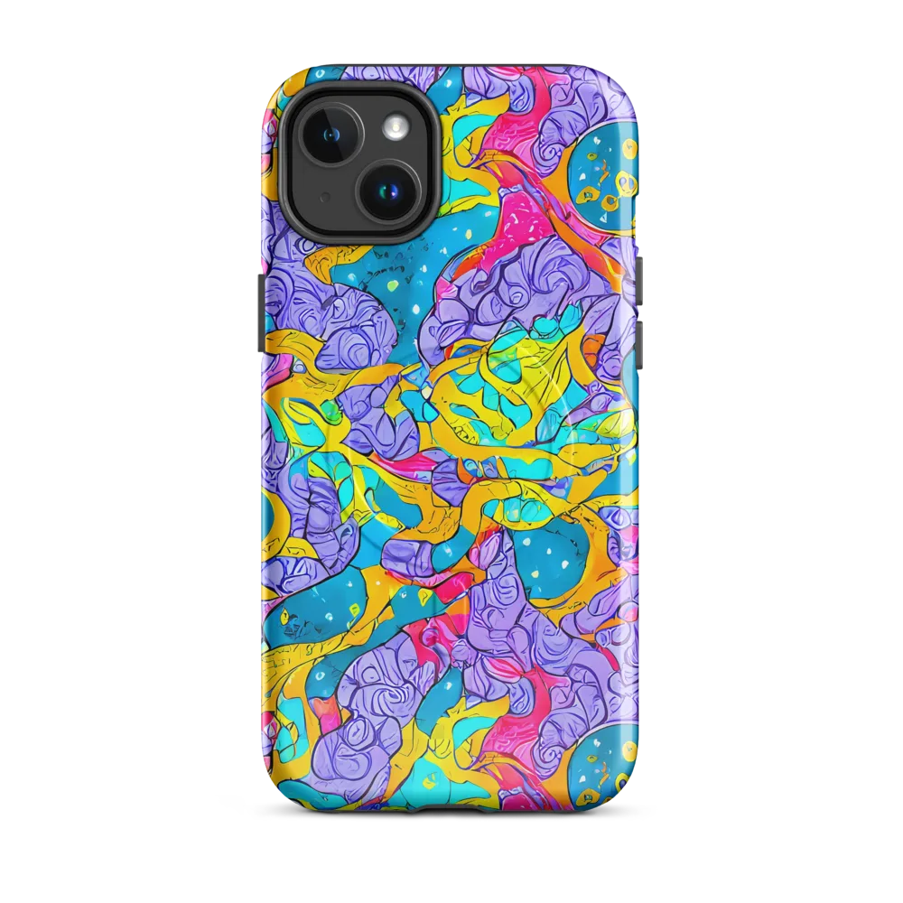 Lavender Lightning on MagSafe Tough Case for iPhone® — Front