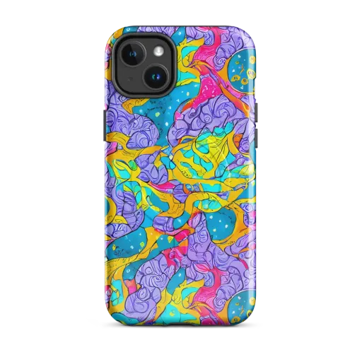 Lavender Lightning on a MagSafe Tough Case for iPhone®