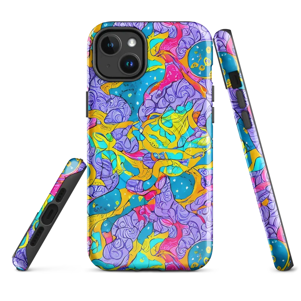 Lavender Lightning on MagSafe Tough Case for iPhone® — Front