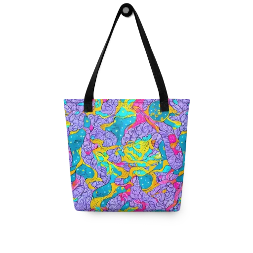 Lavender Lightning on a Tote Bag