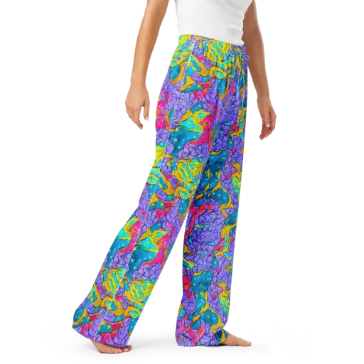 Lavender Lightning on a Women's Pajama Pants