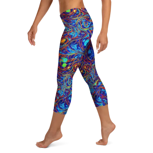 Arcane Swirl on a Capri Leggings