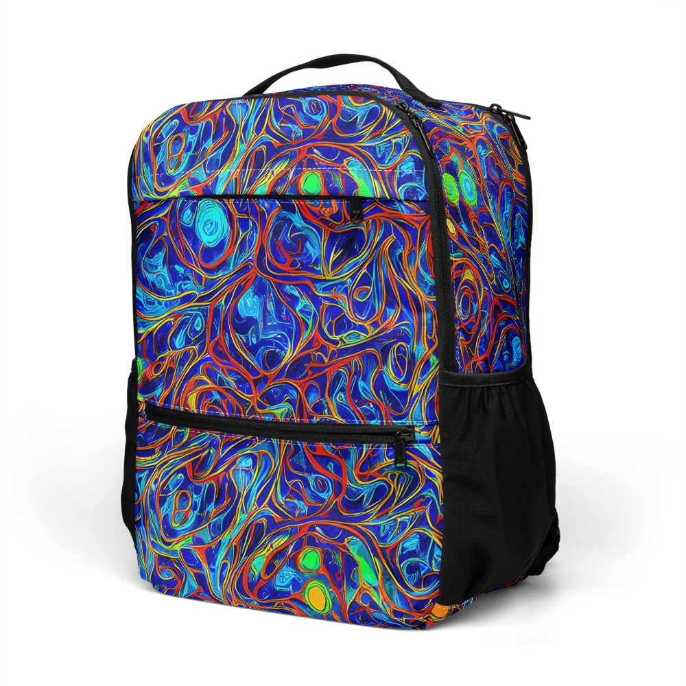 Arcane Swirl on Utility Backpack — Left Front