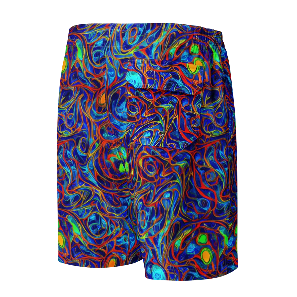 Arcane Swirl on Men's Board Shorts — Back