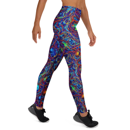 Arcane Swirl on a Yoga Leggings
