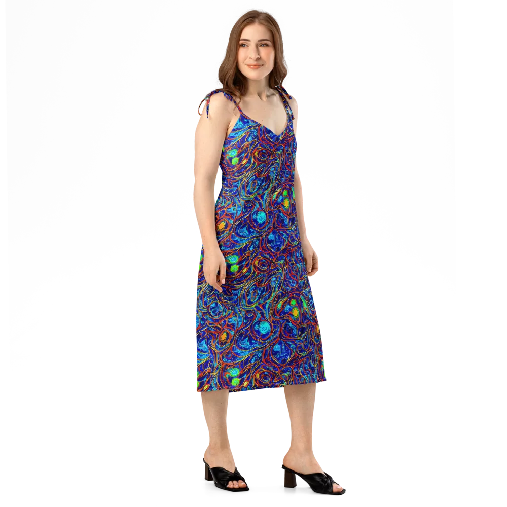 Arcane Swirl on Slip Dress — Right Front