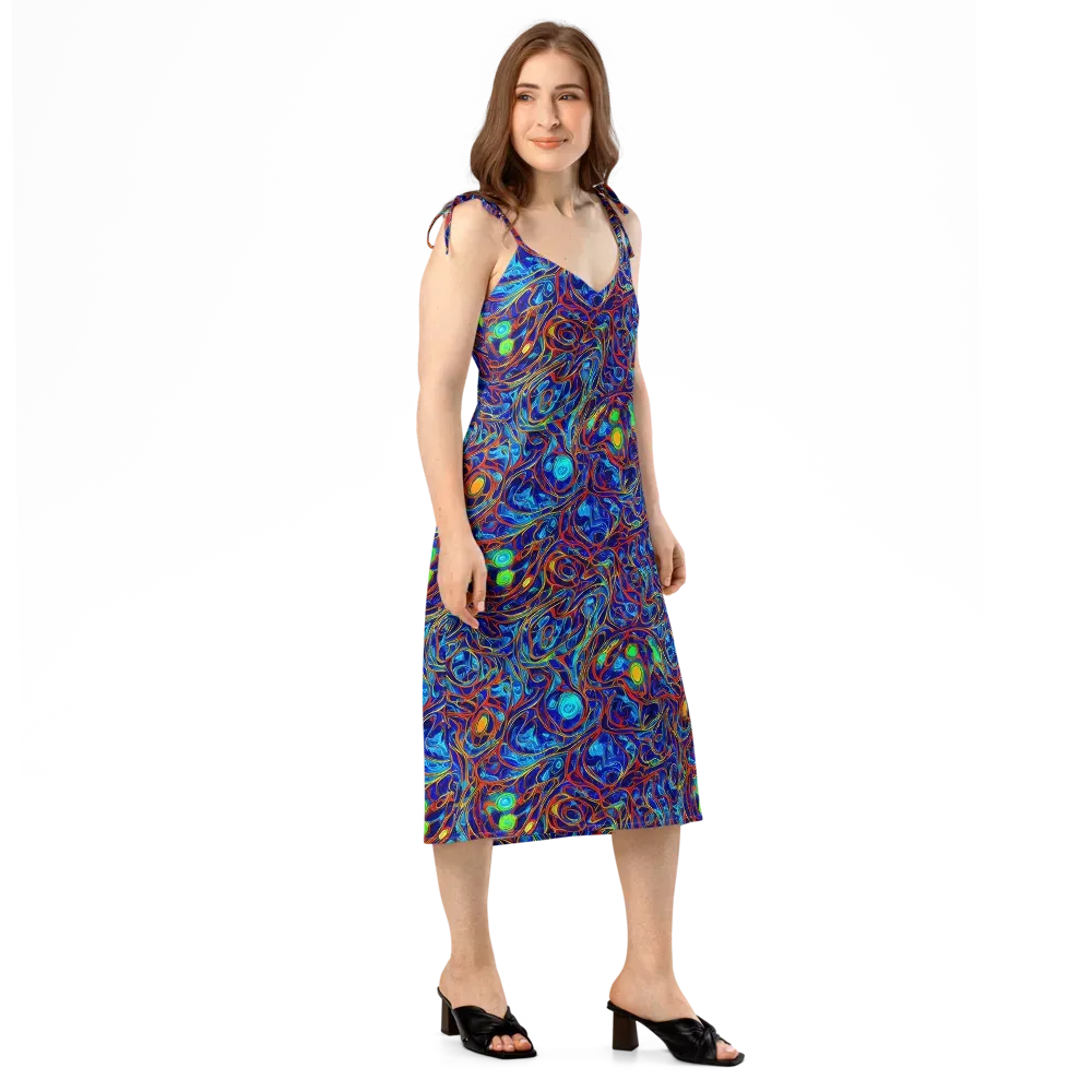 Arcane Swirl on Slip Dress — Right Front