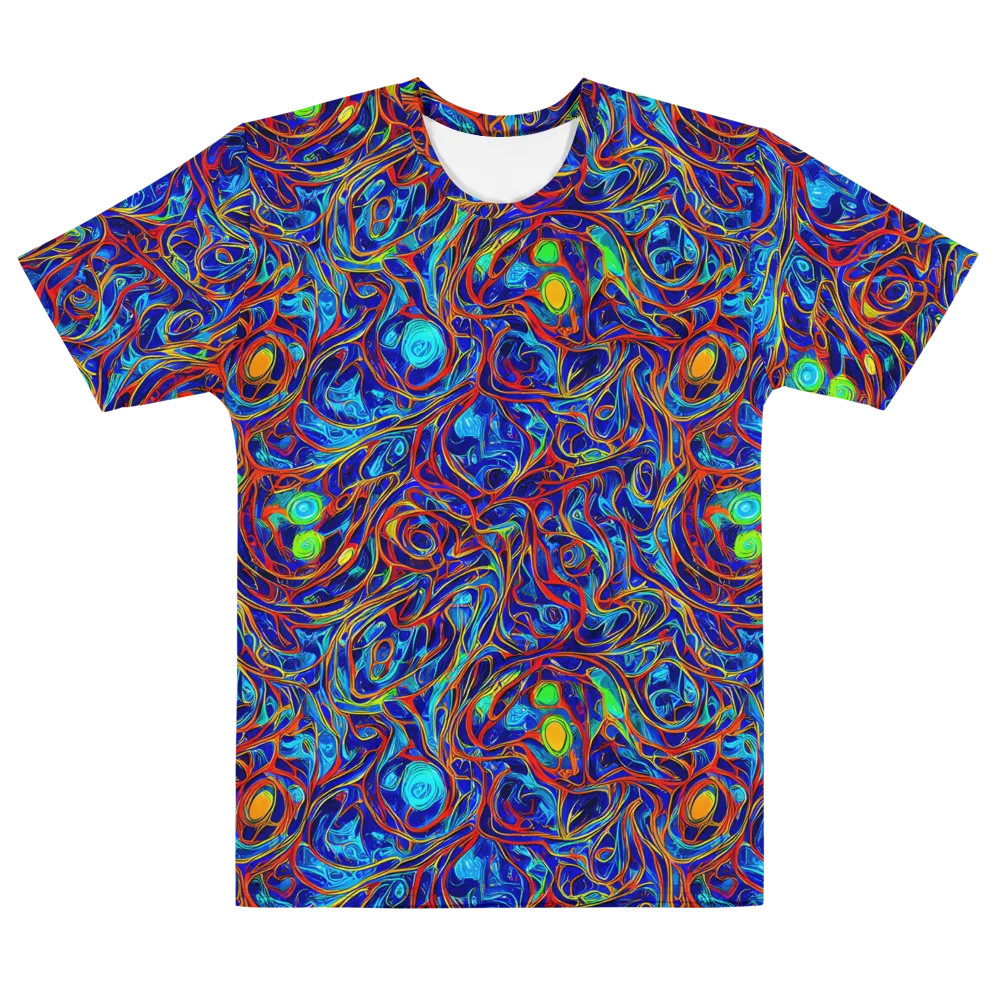 Arcane Swirl on Men's Cotton Crew Neck T-Shirt — Front
