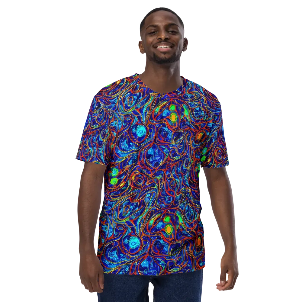 Arcane Swirl on Men's Crew Neck T-Shirt — Front