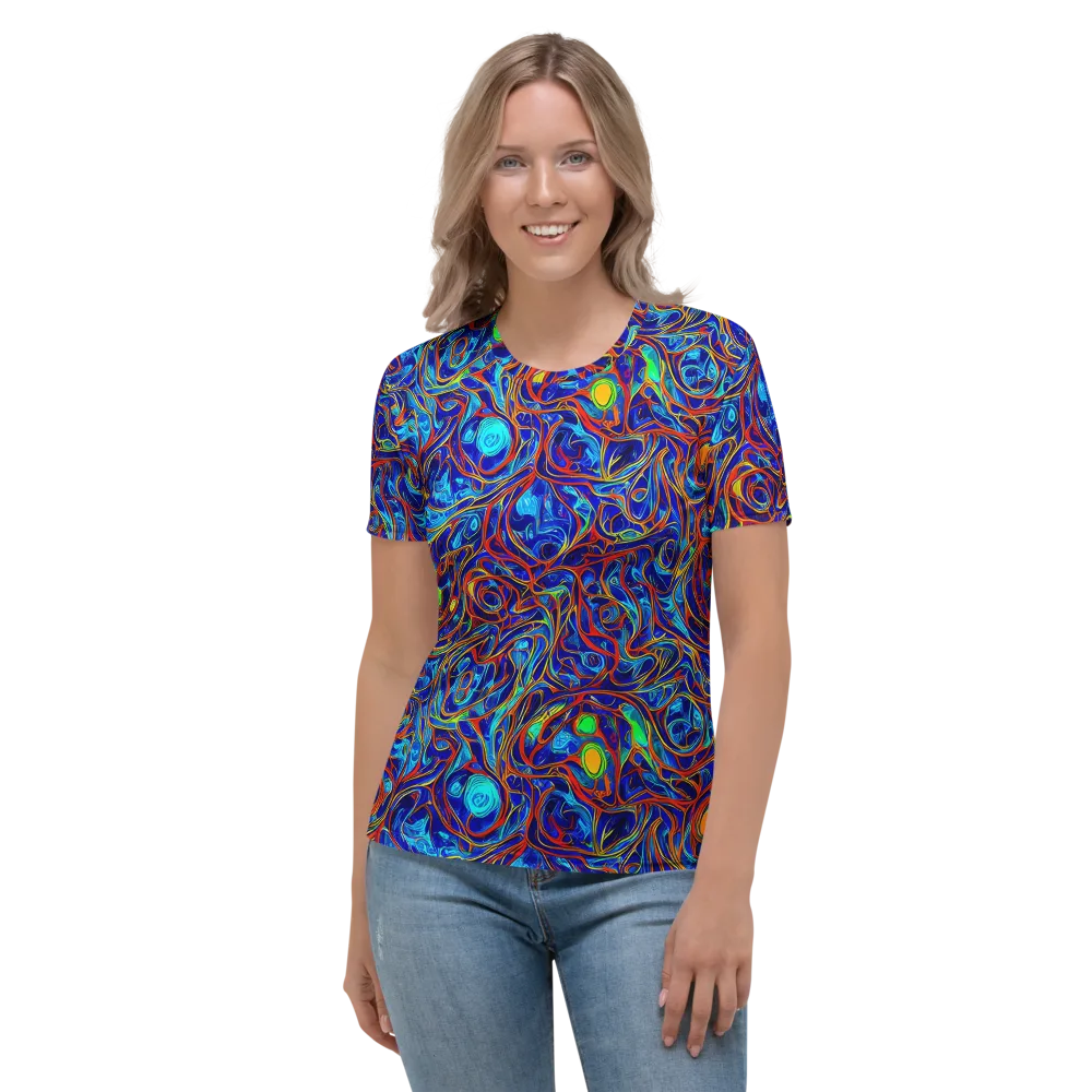 Arcane Swirl on Women's Crew Neck T-Shirt — Front