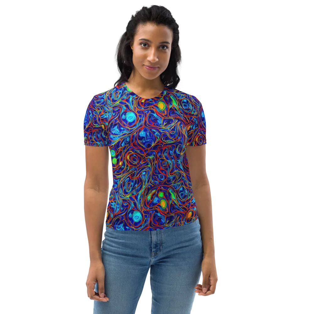 Arcane Swirl on Women's Crew Neck T-Shirt — Front