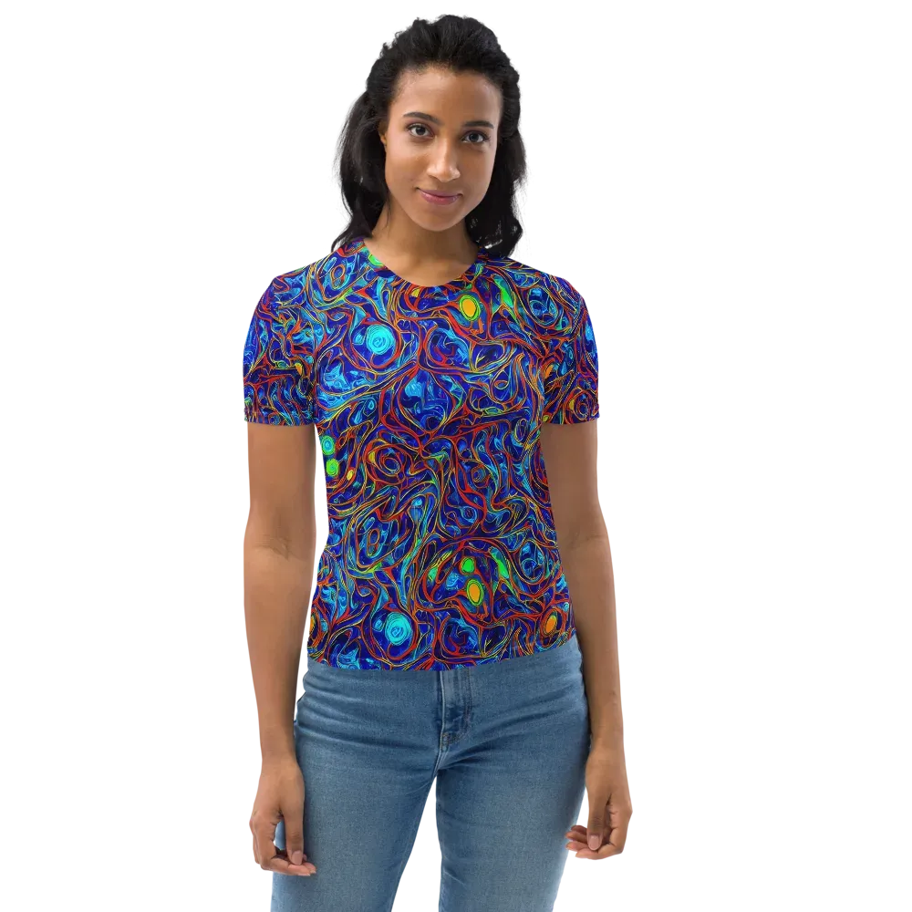 Arcane Swirl on Women's Crew Neck T-Shirt — Front