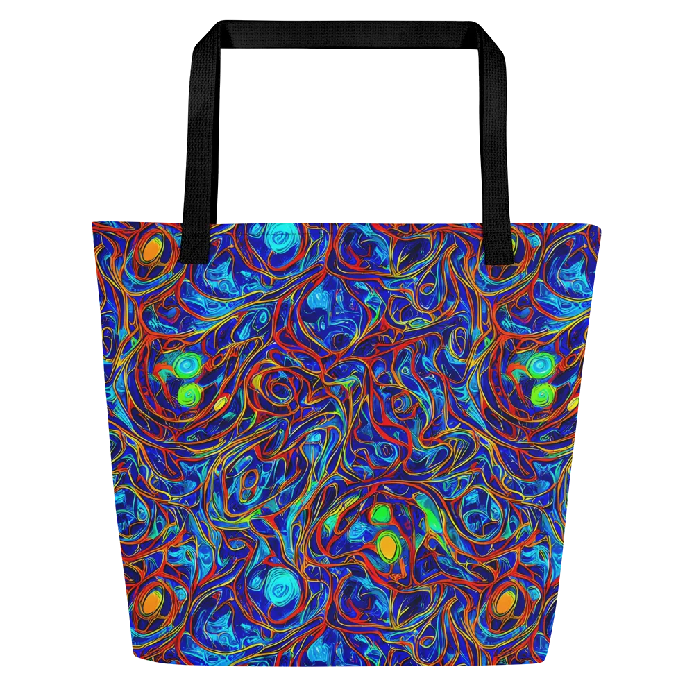 Arcane Swirl on Large Tote Bag W/ Pocket — Front