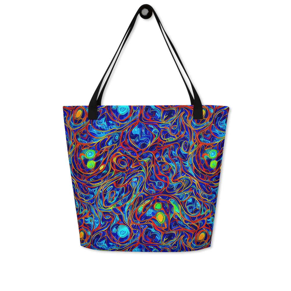 Arcane Swirl on Large Tote Bag W/ Pocket — Front