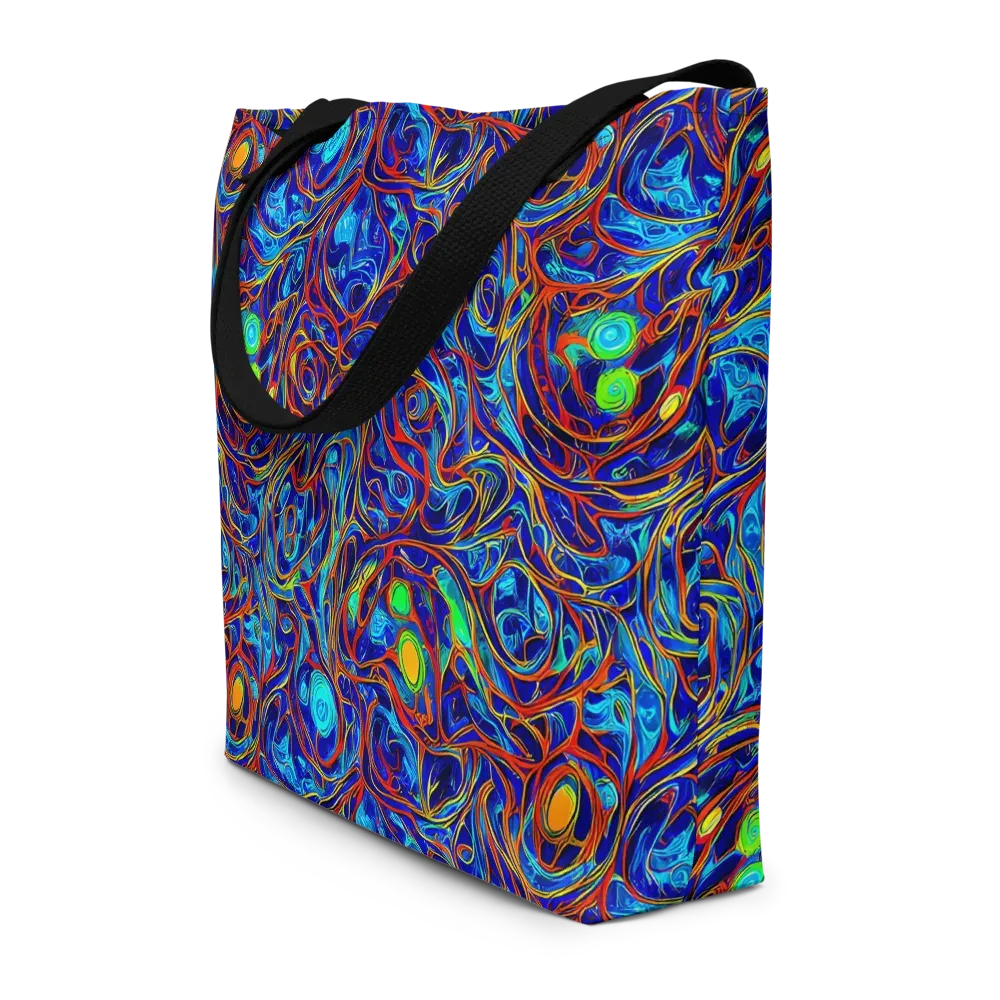 Arcane Swirl on Large Tote Bag W/ Pocket — Front