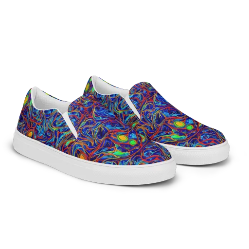 Arcane Swirl on a Women's Slip-On Canvas Shoes