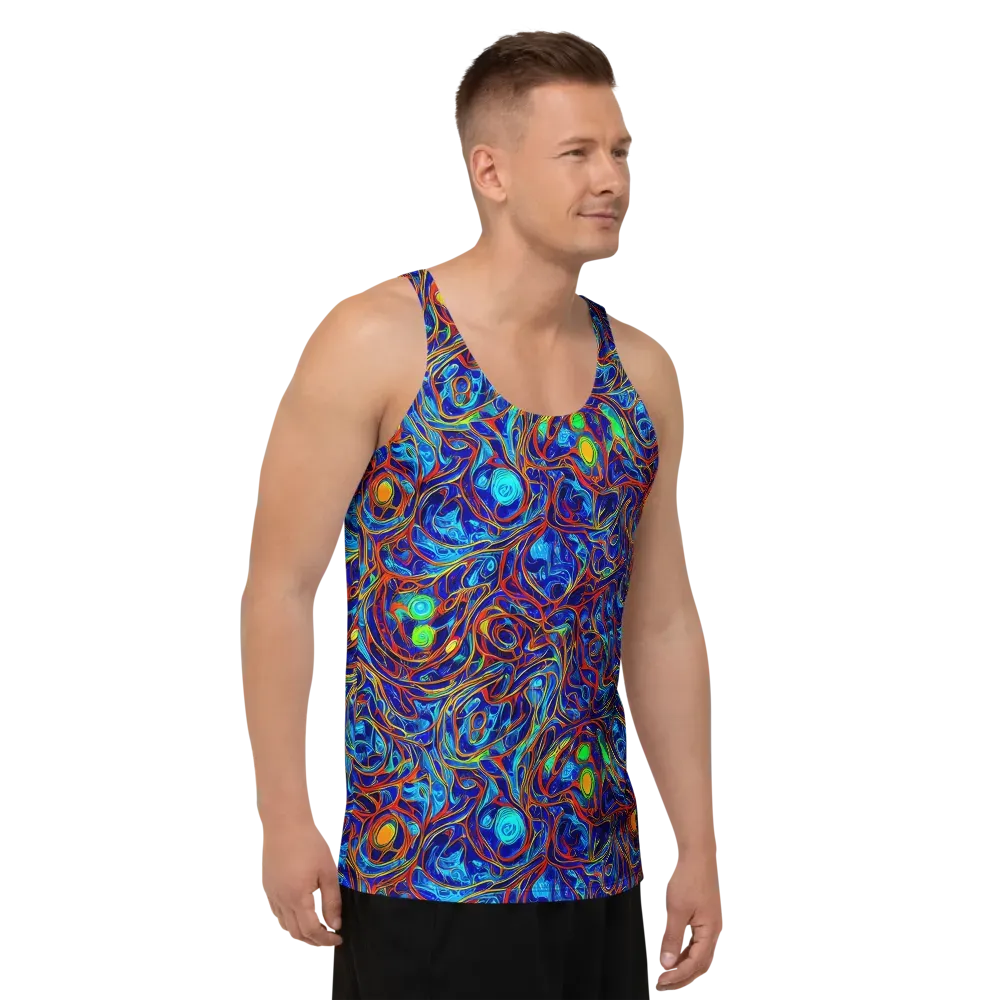 Arcane Swirl on Men's Tank Top — Right Front