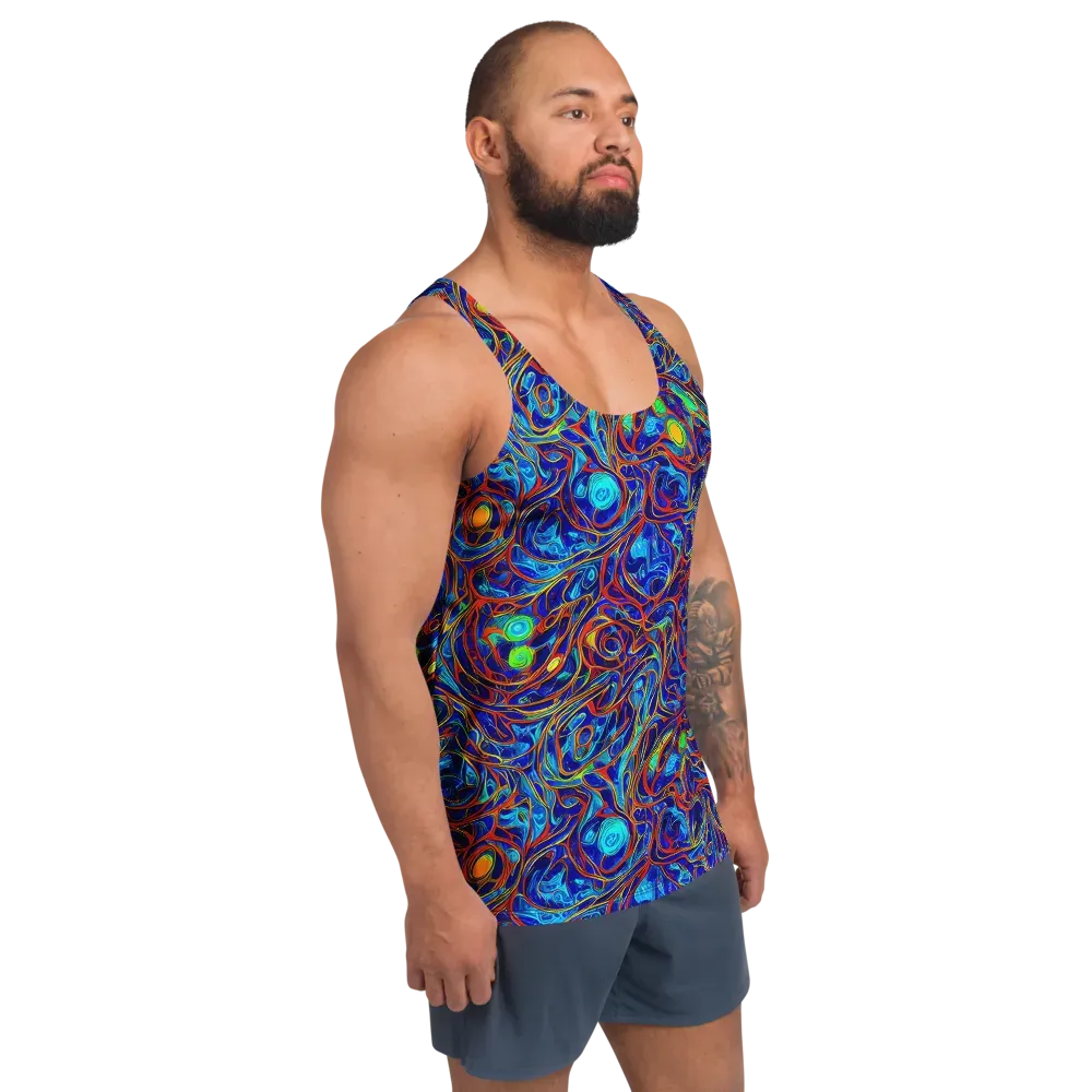 Arcane Swirl on Men's Tank Top — Right Front