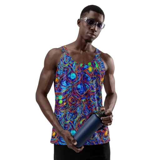 Arcane Swirl on a Men's Tank Top
