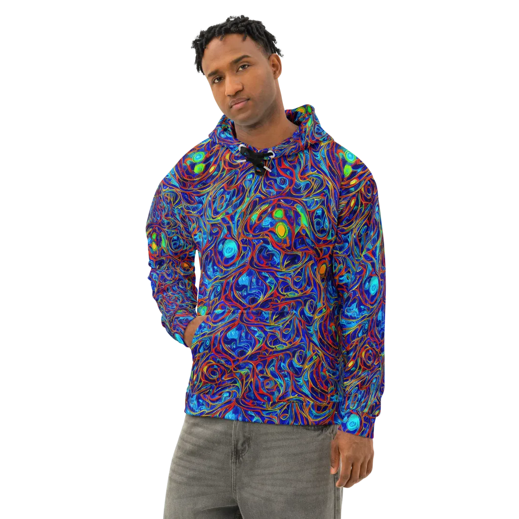 Arcane Swirl on Cotton Hoodie — Left Front