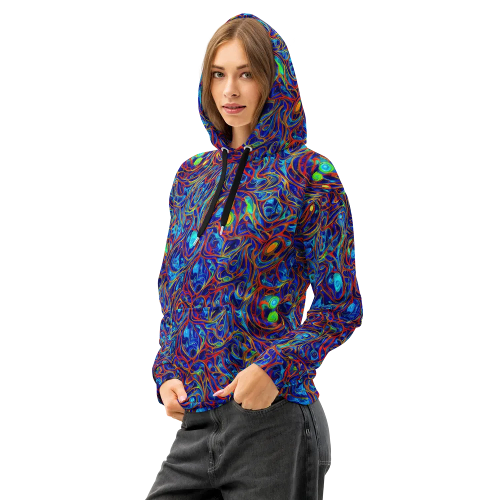 Arcane Swirl on Cotton Hoodie — Left Front