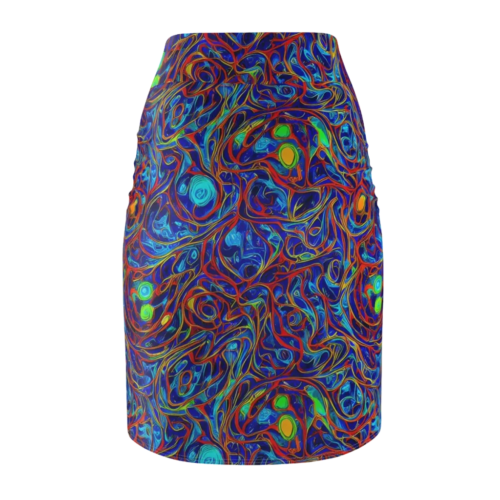 Arcane Swirl on Pencil Skirt — Back