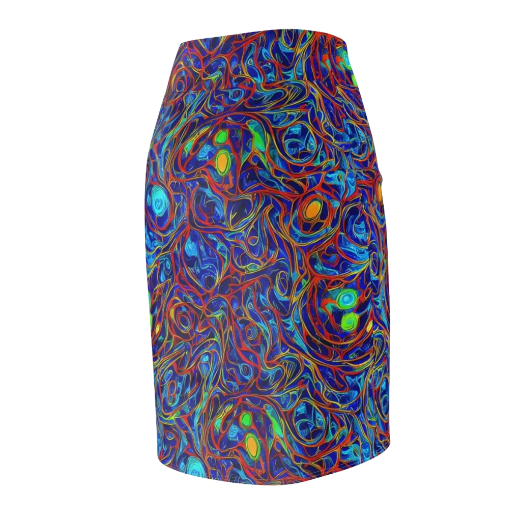 Arcane Swirl on Pencil Skirt — Back Side