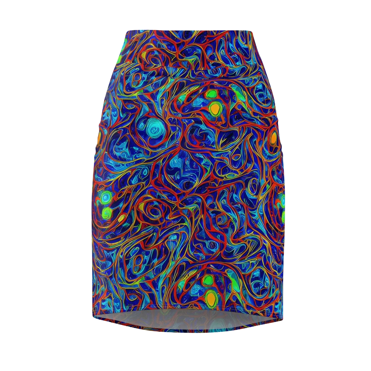 Arcane Swirl on Pencil Skirt — Front
