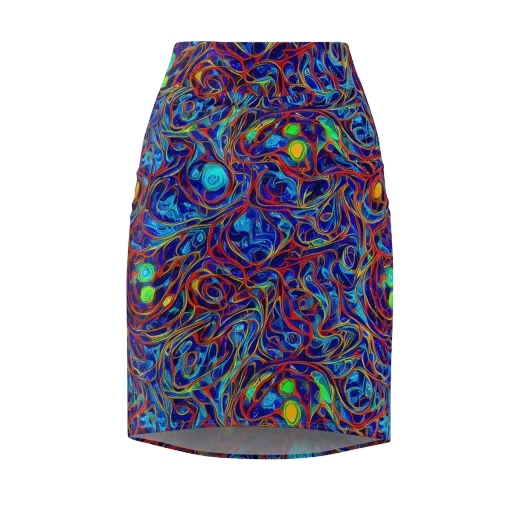 Arcane Swirl on a Pencil Skirt