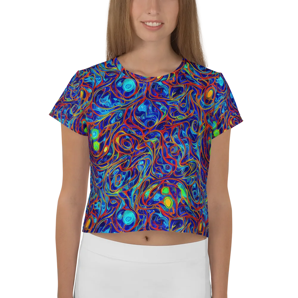 Arcane Swirl on Crop Tee — Front