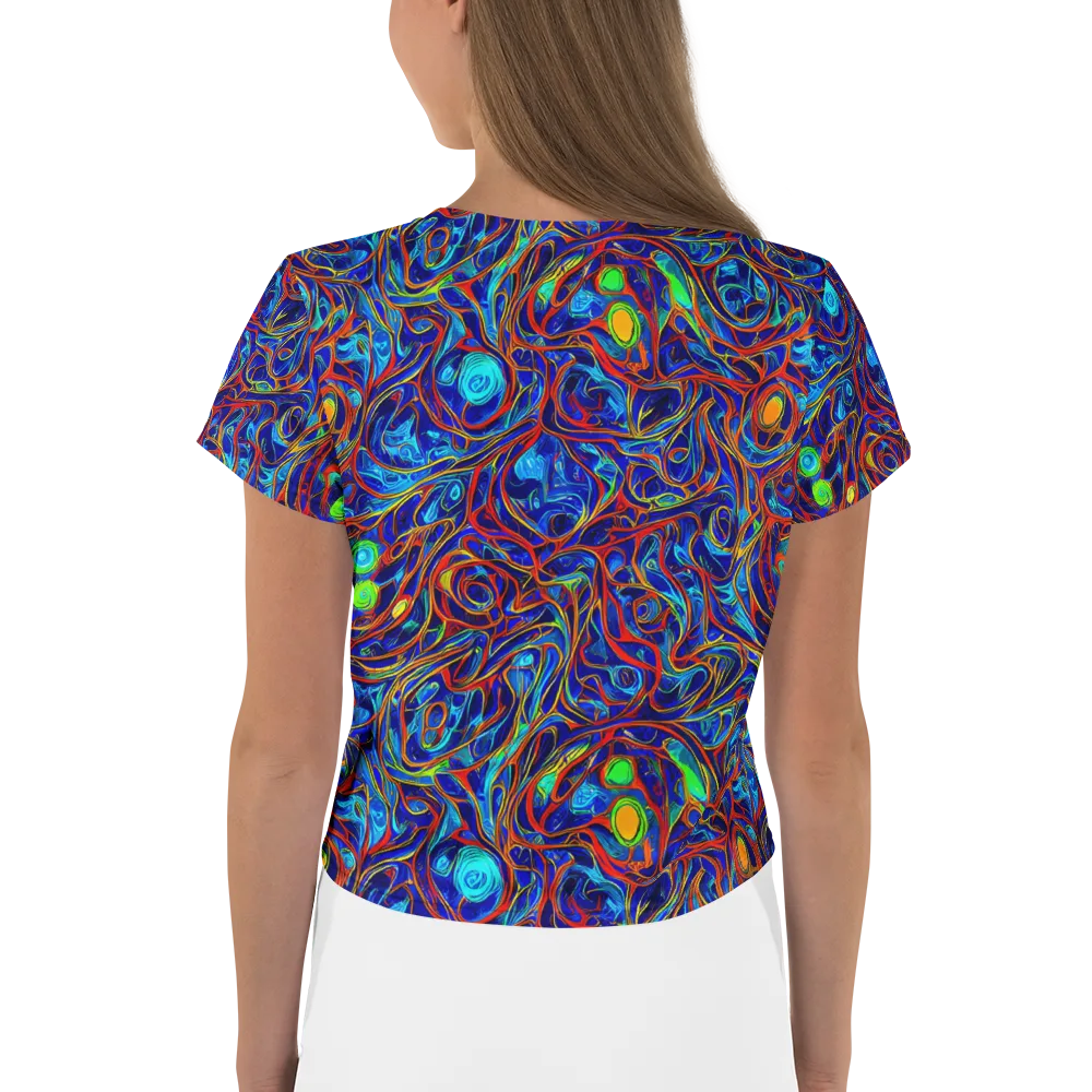 Arcane Swirl on Crop Tee — Back