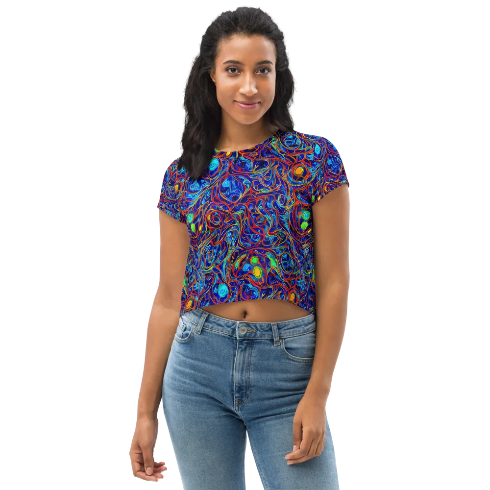 Arcane Swirl on Crop Tee — Front