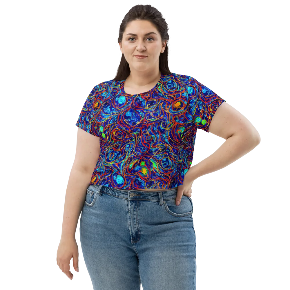 Arcane Swirl on Crop Tee — Front