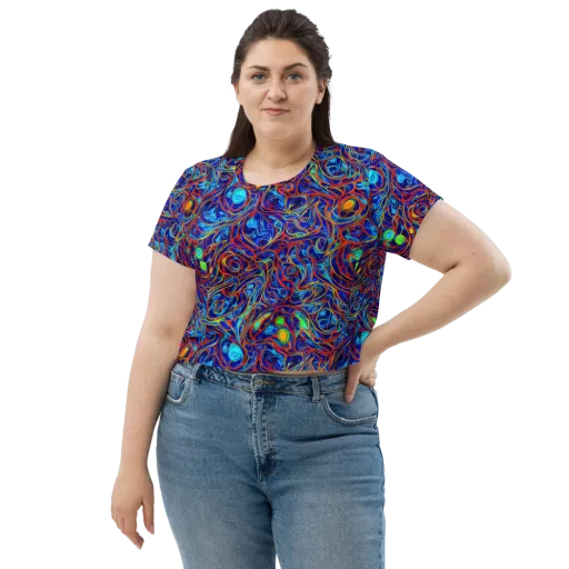 Arcane Swirl on a Crop Tee