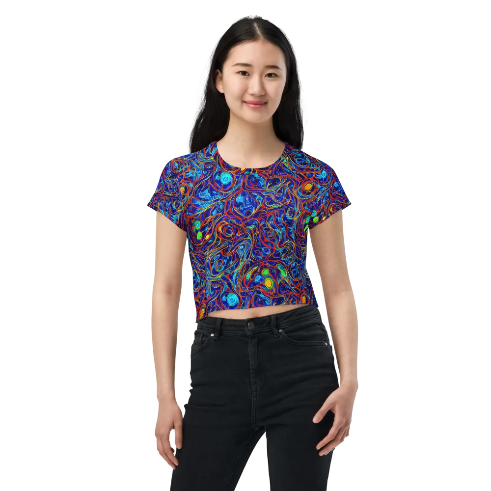 Arcane Swirl on Crop Tee — Front