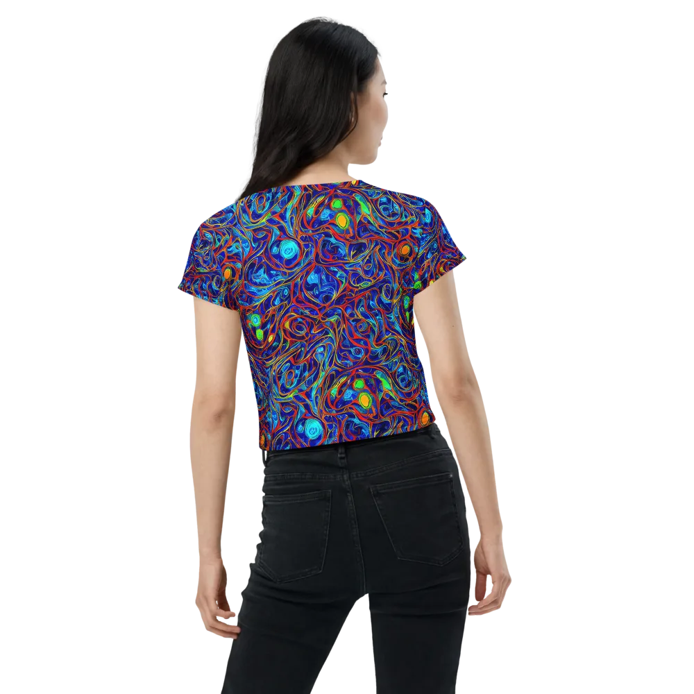 Arcane Swirl on Crop Tee — Back