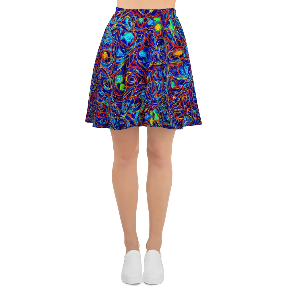Arcane Swirl on Skater Skirt — Front