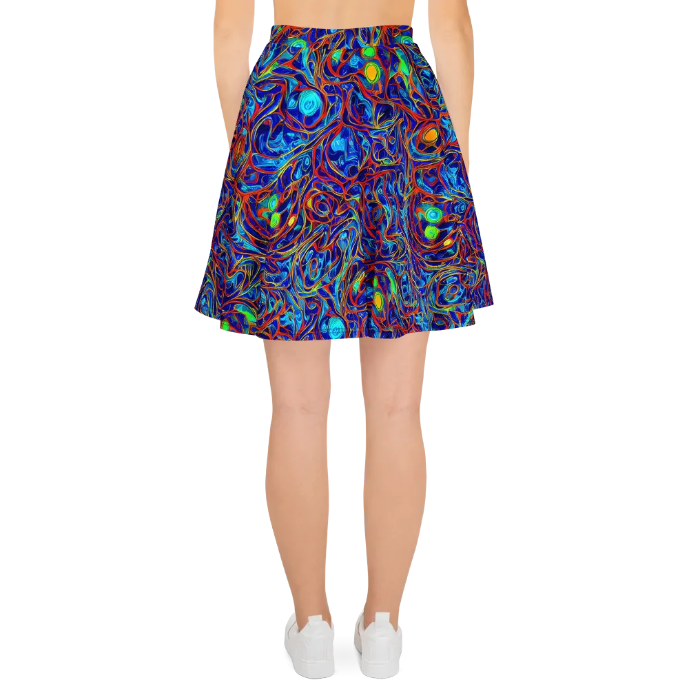 Arcane Swirl on Skater Skirt — Back