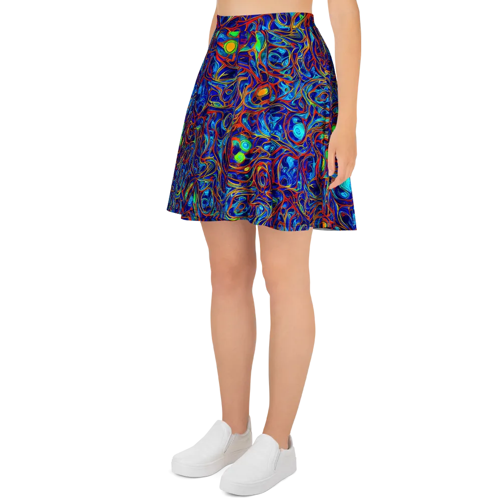 Arcane Swirl on Skater Skirt — Left