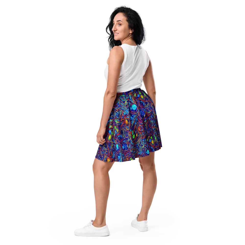 Arcane Swirl on Skater Skirt — Back