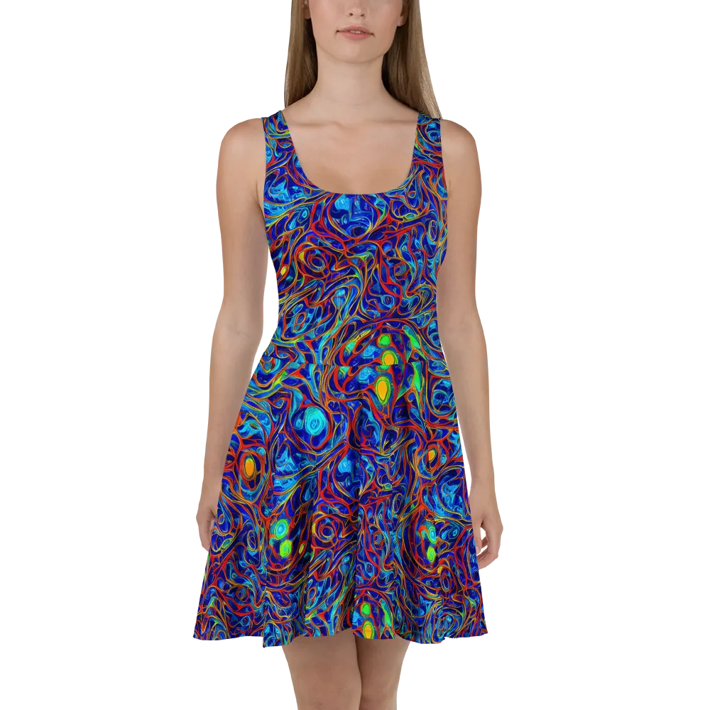 Arcane Swirl on Skater Dress — Front
