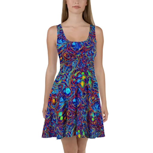 Arcane Swirl on a Skater Dress