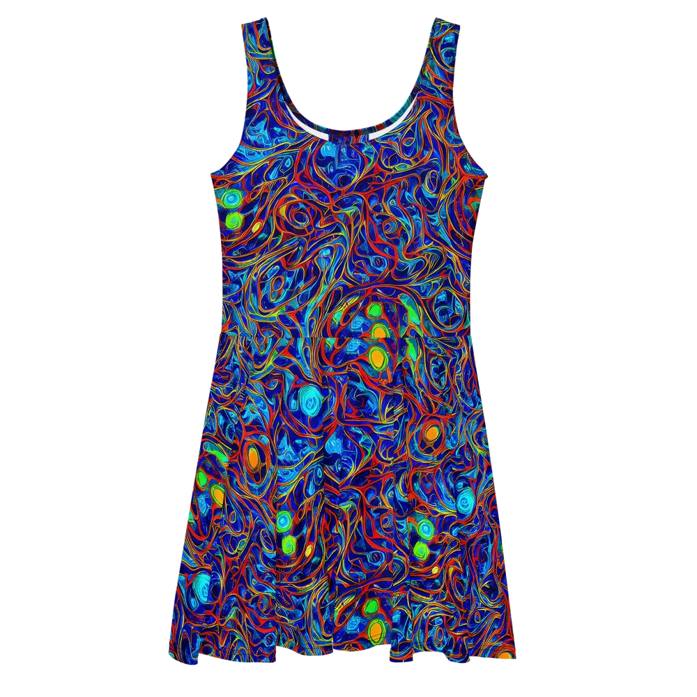 Arcane Swirl on Skater Dress — Front