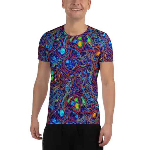 Arcane Swirl on a Men's Athletic T-Shirt