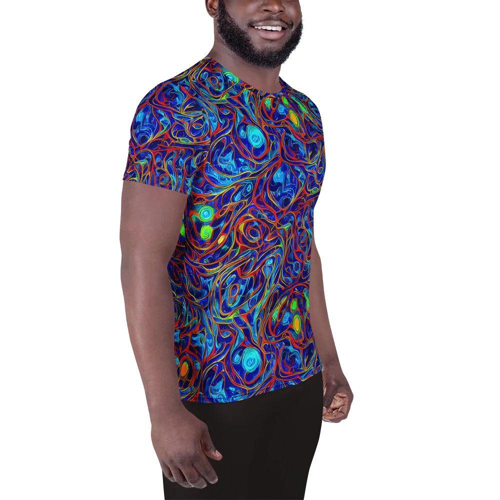 Arcane Swirl on Men's Athletic T-Shirt — Right