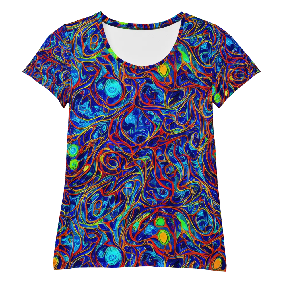 Arcane Swirl on Women's Athletic T-Shirt — Front