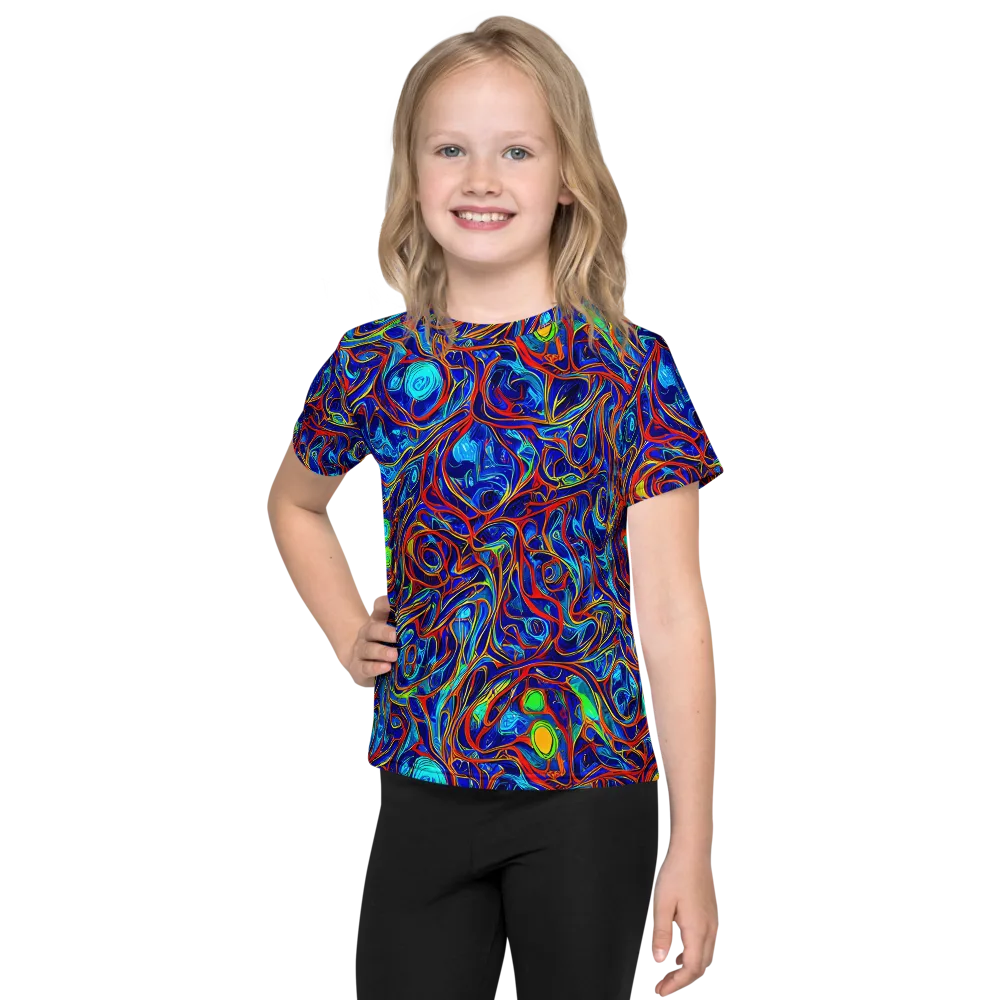 Arcane Swirl on Kids Crew Neck T-Shirt — Front